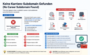 Keine Karriere-Subdomain Gefunden